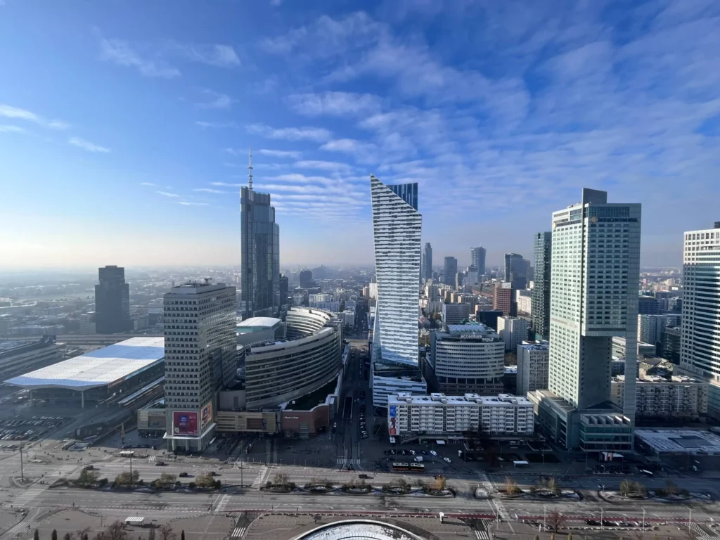 warsaw skyline